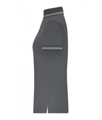 Femme Polo fonctionnel pour femmes Graphite/blanc 11457