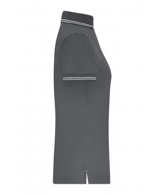 Femme Polo fonctionnel pour femmes Graphite/blanc 11457