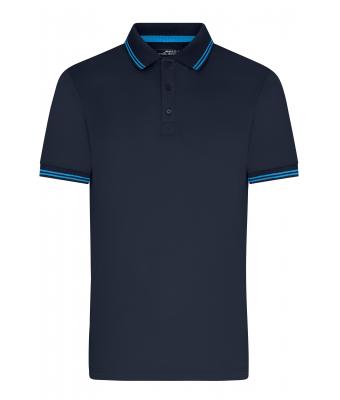Herren Men's Functional Polo Navy/bright-blue 11458
