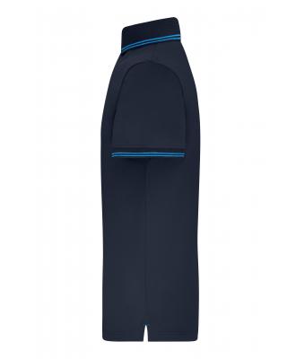 Heren Men's Functional Polo Navy/helderblauw 11458