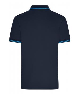 Heren Men's Functional Polo Navy/helderblauw 11458