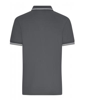 Herren Men's Functional Polo Graphite/white 11458