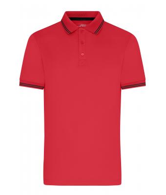 Herren Men's Functional Polo Red/black 11458
