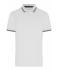 Heren Men's Functional Polo Wit/zwart 11458