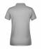 Ladies Ladies' Polo Single Stripe Grey-heather/red 8659