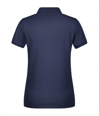 Dames Ladies' Polo Single Stripe Navy/rood 8659