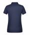 Dames Ladies' Polo Single Stripe Navy/rood 8659