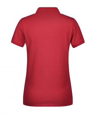 Dames Ladies' Polo Single Stripe Rood/navy 8659