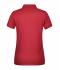 Dames Ladies' Polo Single Stripe Rood/navy 8659
