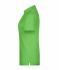 Dames Ladies' Polo Single Stripe Lime/wit 8659