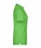 Dames Ladies' Polo Single Stripe Lime/wit 8659