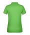 Dames Ladies' Polo Single Stripe Lime/wit 8659