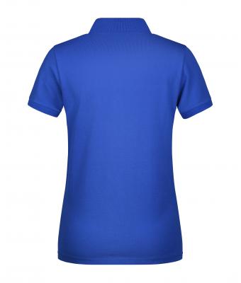 Dames Ladies' Polo Single Stripe Royal/wit 8659