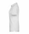 Dames Ladies' Polo Single Stripe Wit/zwart 8659