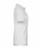 Dames Ladies' Polo Single Stripe Wit/zwart 8659