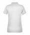 Dames Ladies' Polo Single Stripe Wit/zwart 8659