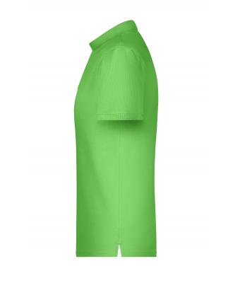 Homme Polo homme à rayure unique Vert-citron/blanc 8660