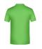 Homme Polo homme à rayure unique Vert-citron/blanc 8660
