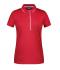 Ladies Ladies' Polo Stripe Red/white 8684