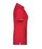 Damen Ladies' Polo Stripe Red/white 8684
