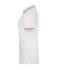 Damen Ladies' Polo Stripe White/red 8684