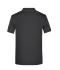 Herren Men's Polo Stripe Black/orange 8685