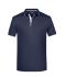 Herren Men's Polo Stripe Navy/white 8685