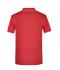 Herren Men's Polo Stripe Red/white 8685