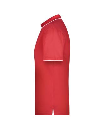 Homme Polo homme à rayures Rouge/blanc 8685