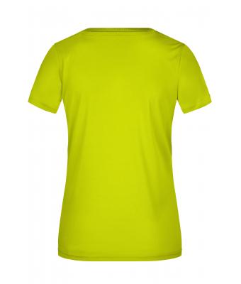 Femme T-shirt femme respirant Jaune-acide 8398