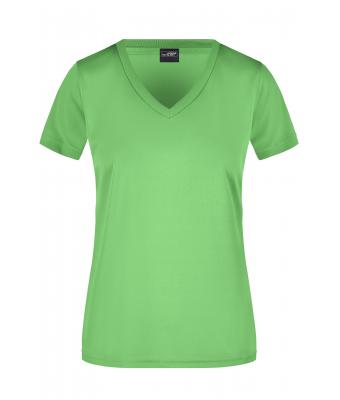 Femme T-shirt femme respirant Vert-citron 8398