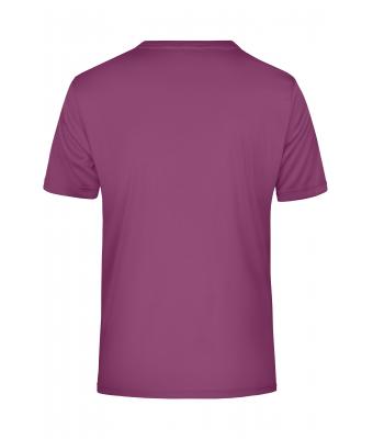 Homme T-shirt homme respirant Pourpre 8399