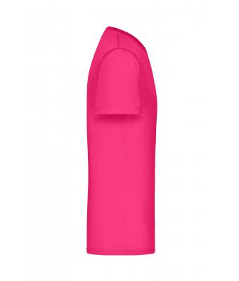 Homme T-shirt homme respirant Rose-vif 8399