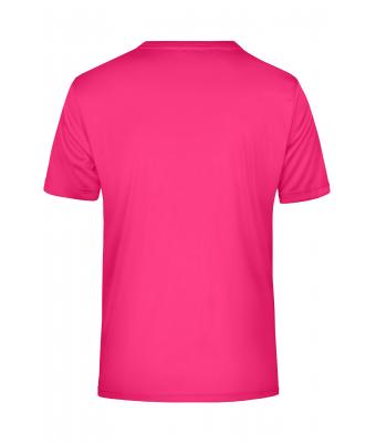 Homme T-shirt homme respirant Rose-vif 8399