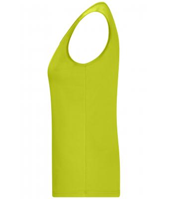 Dames Ladies' Active Tanktop Chemisch geel 10555