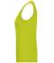 Dames Ladies' Active Tanktop Chemisch geel 10555
