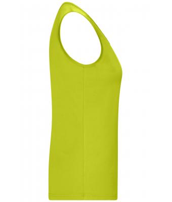 Dames Ladies' Active Tanktop Chemisch geel 10555