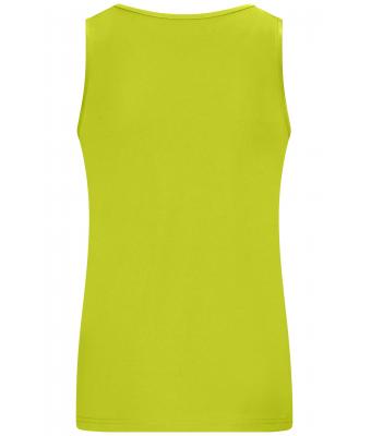 Dames Ladies' Active Tanktop Chemisch geel 10555