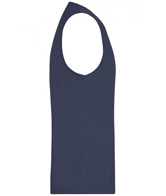Homme Débardeur sportif homme Marine 10556