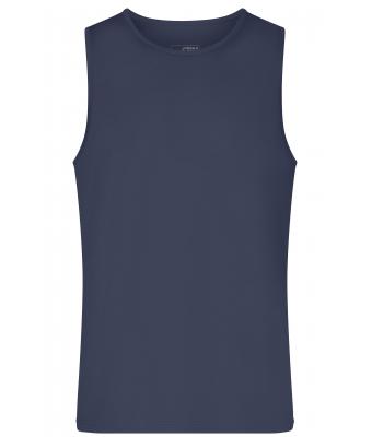 Homme Débardeur sportif homme Marine 10556