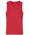 Homme Débardeur sportif homme Rouge 10556
