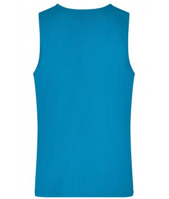 Herren Men's Active Tanktop Turquoise 10556