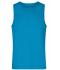 Herren Men's Active Tanktop Turquoise 10556