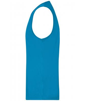 Men Men's Active Tanktop Turquoise 10556