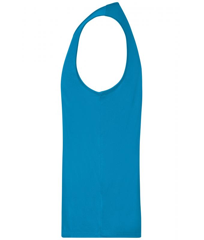 Men Men's Active Tanktop Turquoise 10556
