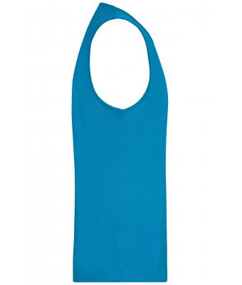 Men Men's Active Tanktop Turquoise 10556