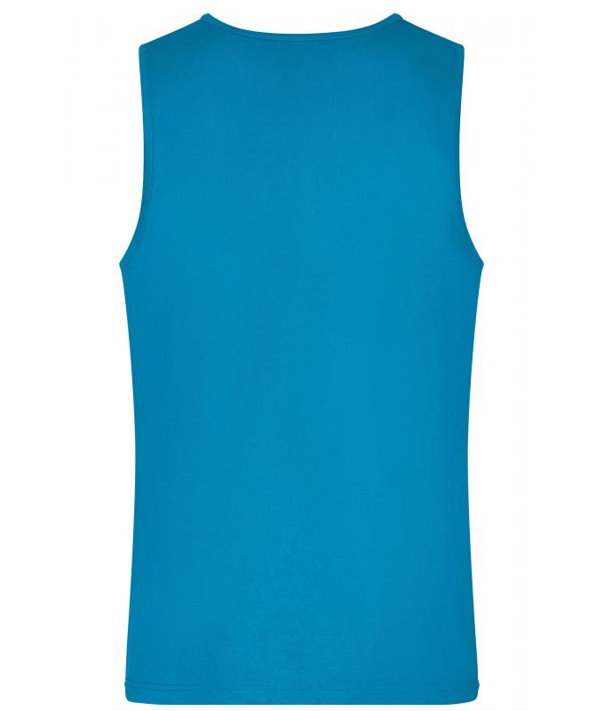 Men Men's Active Tanktop Turquoise 10556