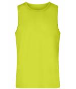 Men Men's Active Tanktop Acid-yellow 10556