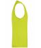 Heren Men's Active Tanktop Chemisch geel 10556