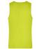 Heren Men's Active Tanktop Chemisch geel 10556